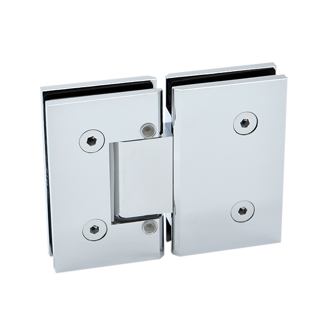 Shower screen glass to glass 180° door hinge
