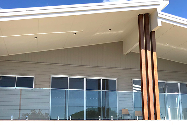 Frameless and pin fixed glass balustrade system (toughened glass and hardware)