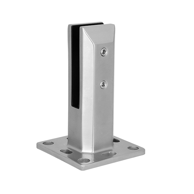 Square Base Plated Spigot For 12mm Glass