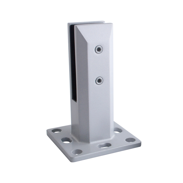 Insulated base plated adjustable spigot For 12mm Glass