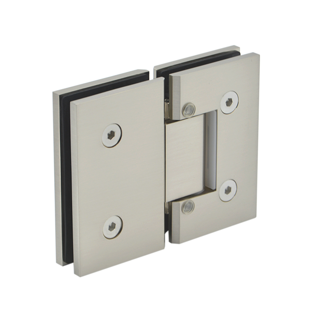 Shower screen glass to glass 180° door hinge