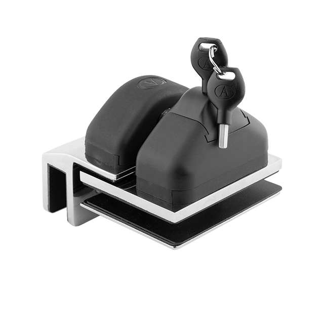 Glass To Glass 90° Gate Latch With Key