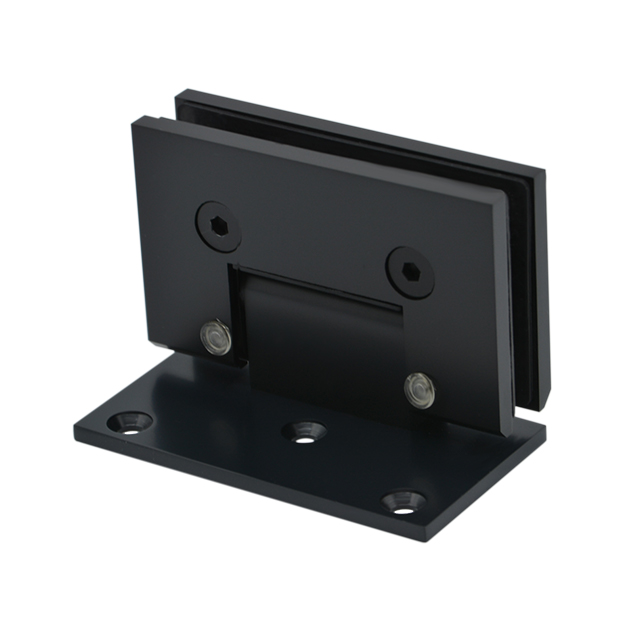 Shower screen glass to wall door hinge