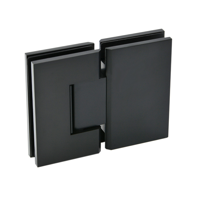 Shower screen glass to glass 180° door hinge