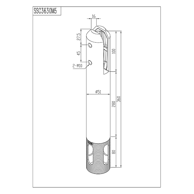 36mm High Round Core Drill Spigot