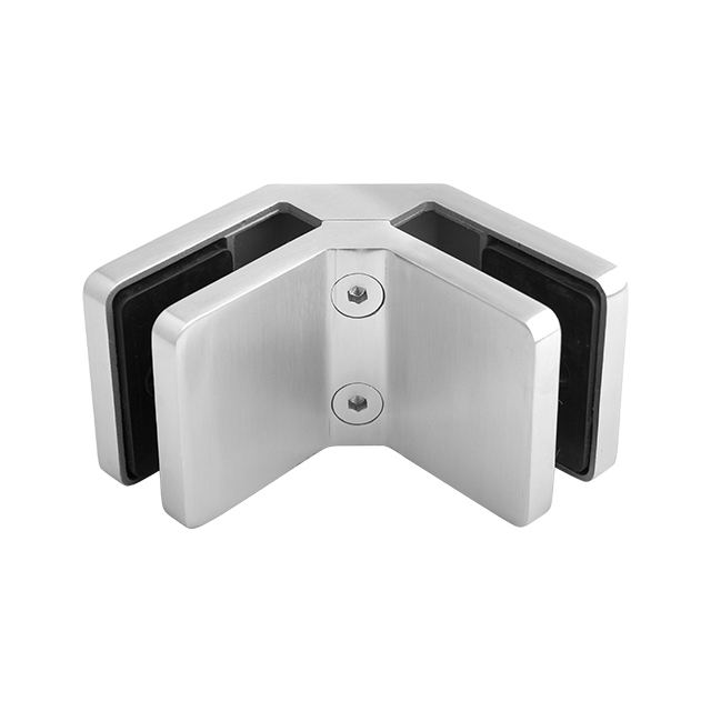 Heavy Duty Glass to Glass 90° Corner Round Clamp