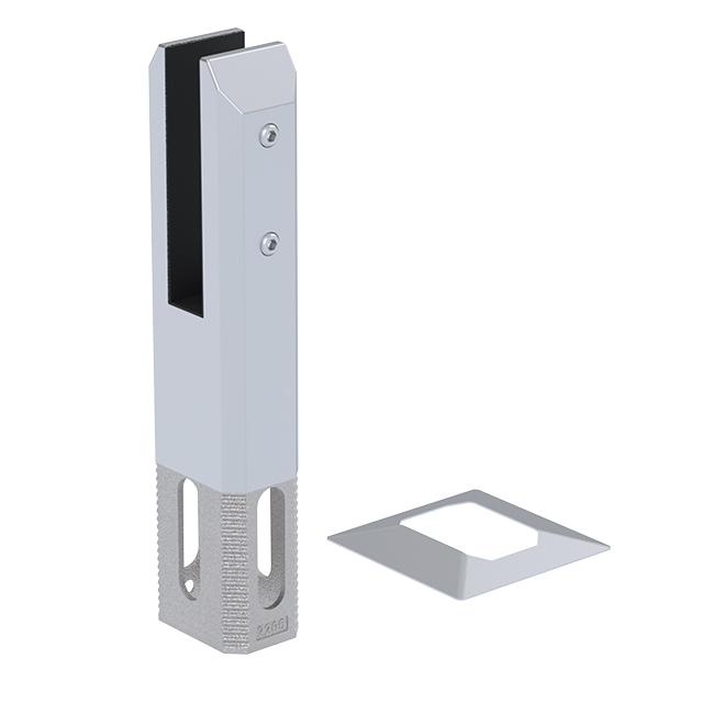 Square Core Drill Stainless Steel Spigots for 22.52mm Glass