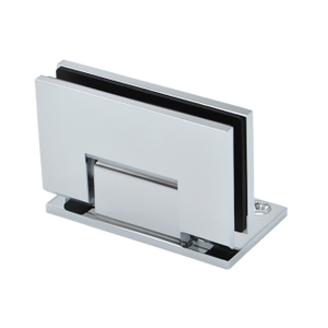 Shower screen glass to wall door hinge