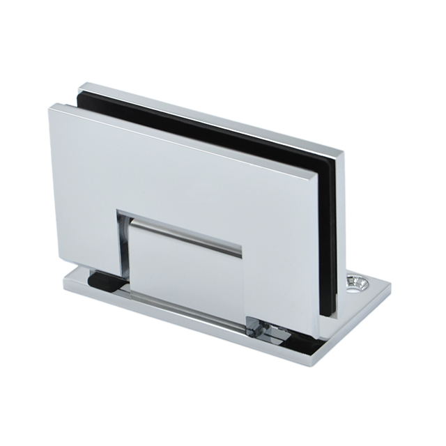 Shower screen glass to wall door hinge