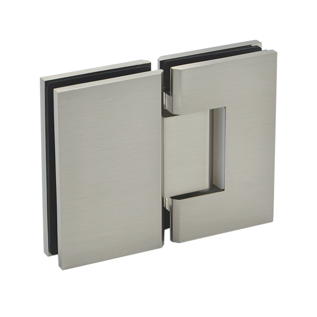 Shower screen glass to glass 180° door hinge
