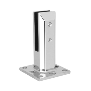 Square Base Plated Spigot For 12mm Glass