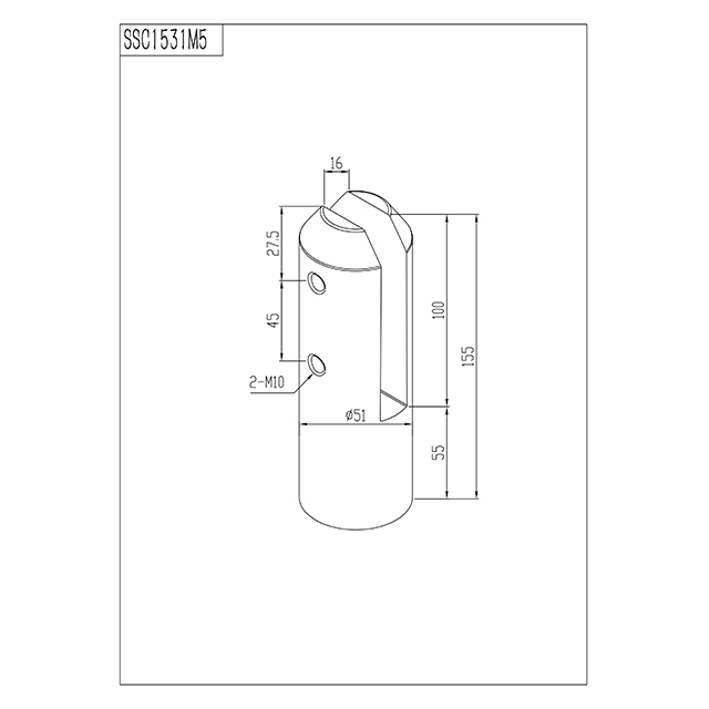 Round Core Drill Spigot