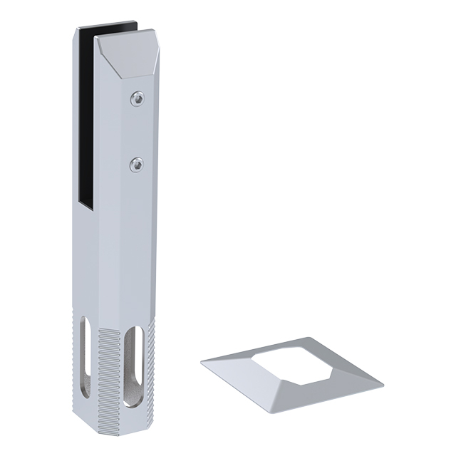 Square Core Drill Stainless Steel Spigots for 17.52mm Glass